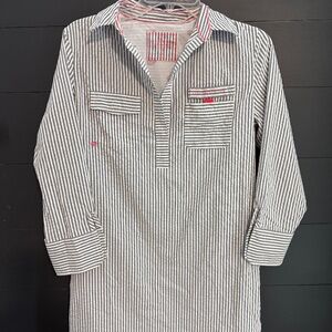 Vineyard Vines Performance Women's Harbor Coverup Seersucker Size 0 New w/Tags